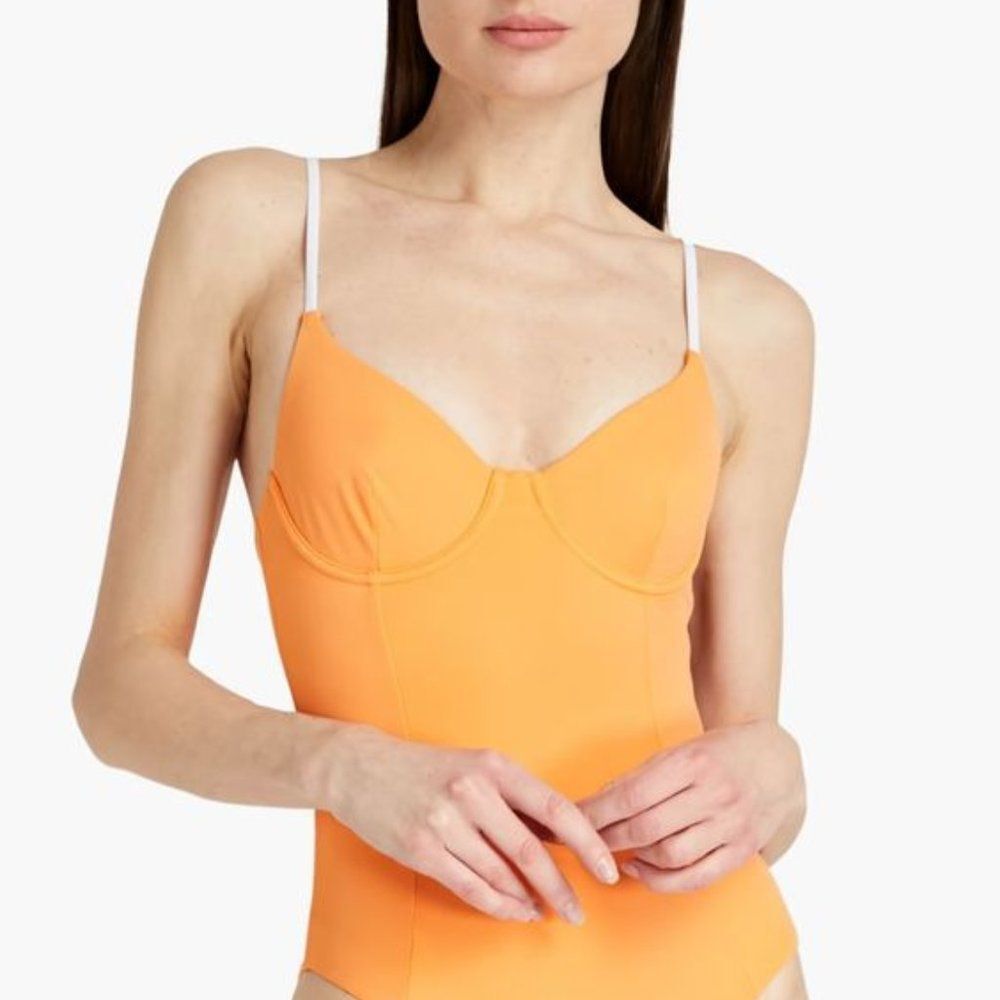 ONIA Women's Isabella underwired swimsuit Papaya